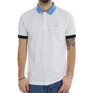 POLO CONTRASTI BIANCO